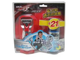 gillette锋速3飙红