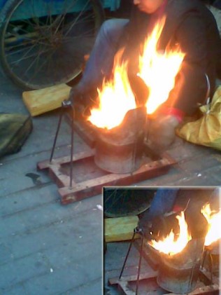 街头爆米花·板栗土豆肉捣糨糊